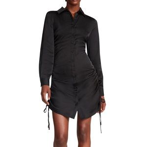 NWT Saint Side Ruched Shirt Dress - STEVE MADDEN